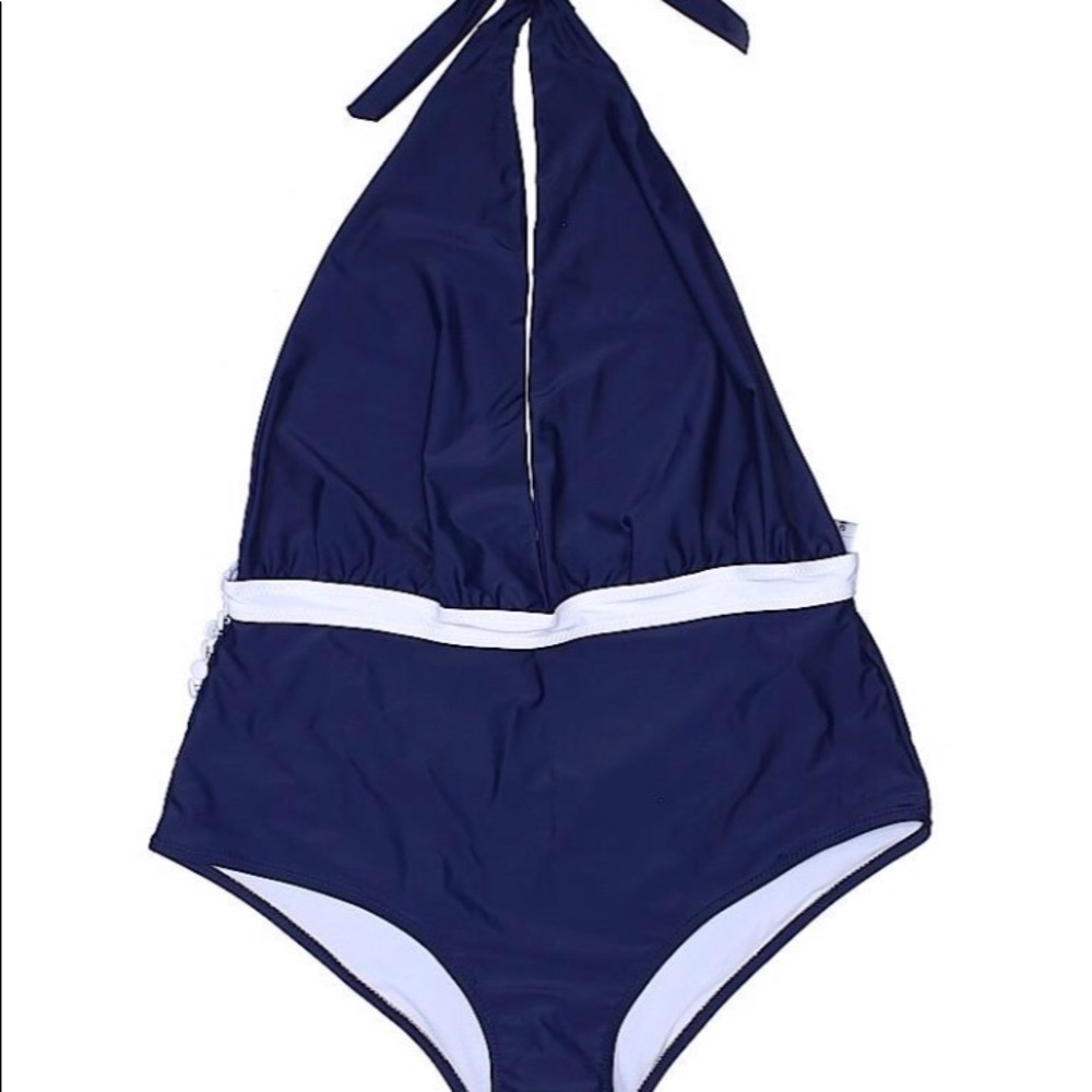Cupshe Plunge Halter Swimsuit New w/tags
